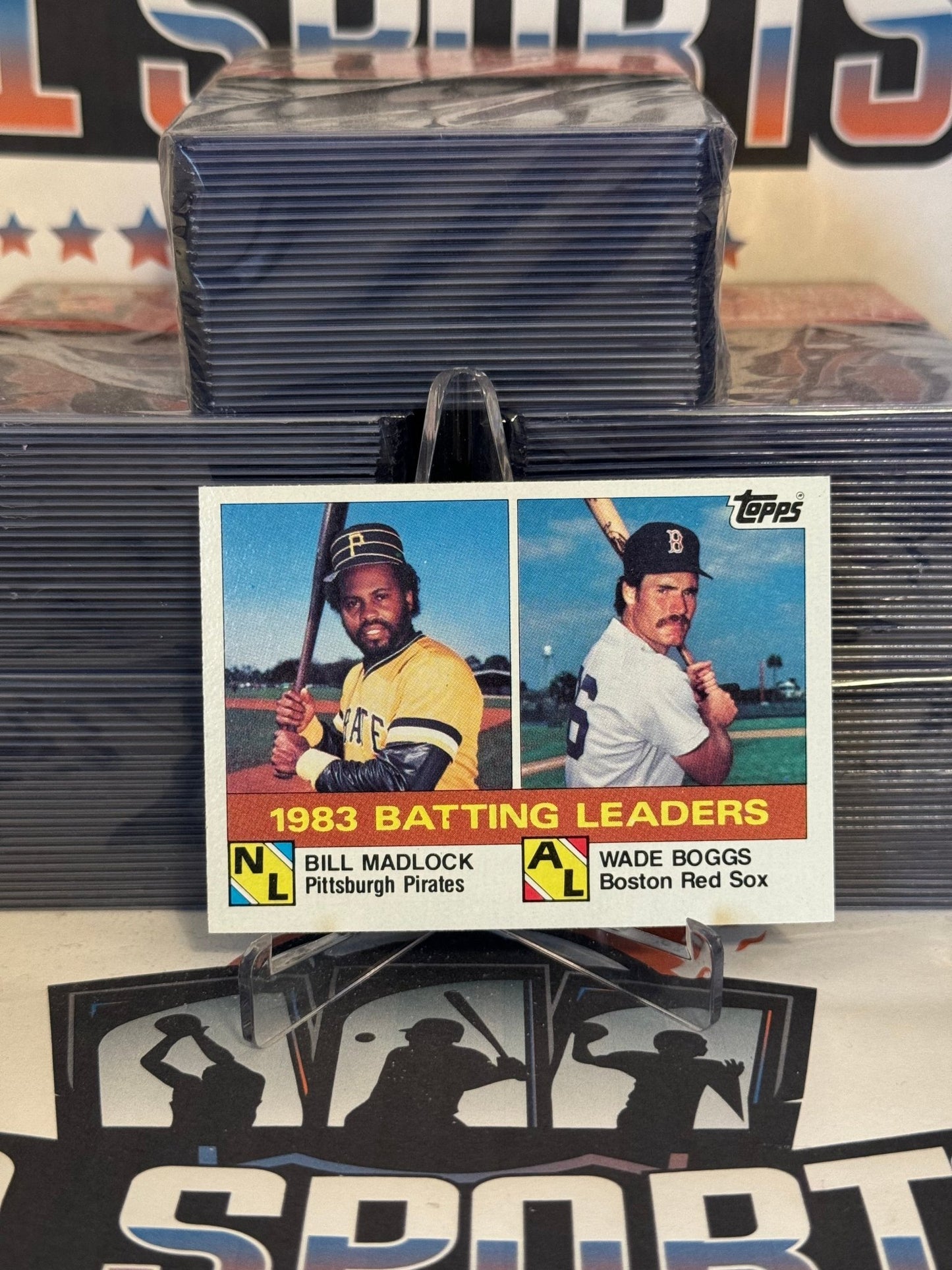 1984 Topps (Batting Leaders) Bill Madlock & Wade Boggs #131