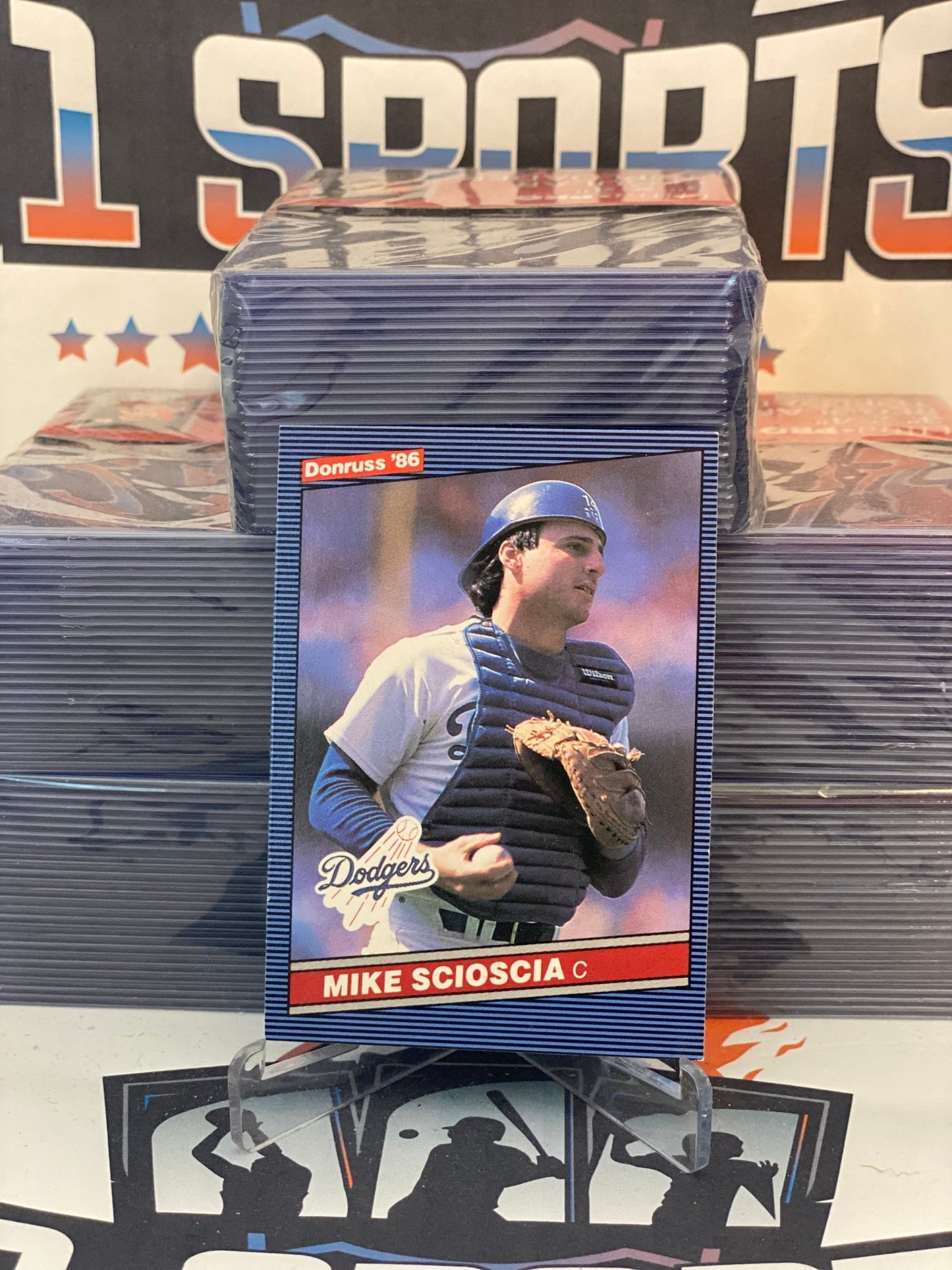 1986 Donruss Mike Scioscia #93