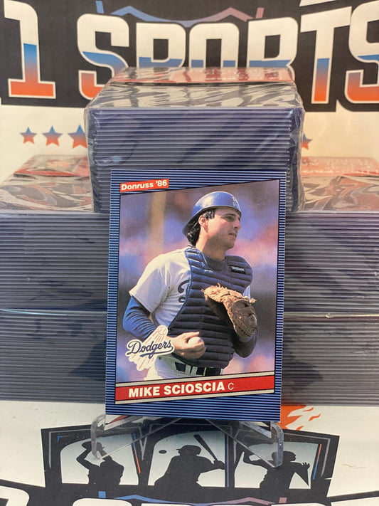 1986 Donruss Mike Scioscia #93