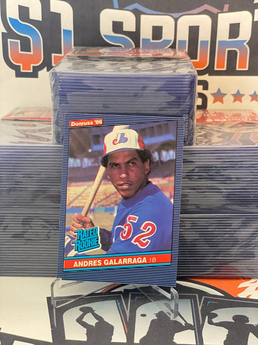 1986 Donruss (Rated Rookie) Andres Galarraga #33
