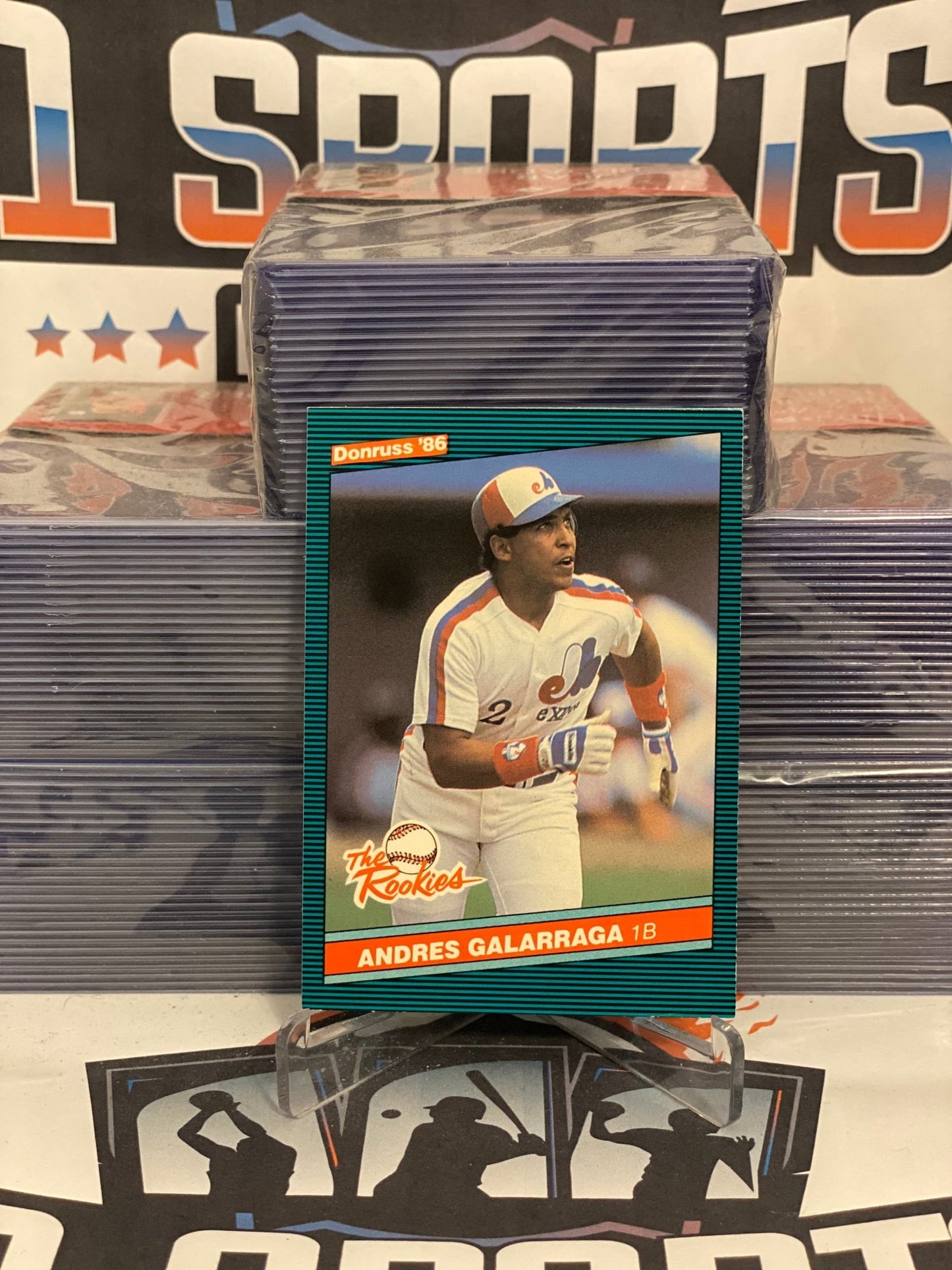 1986 Donruss (The Rookies) Andres Galarraga #7