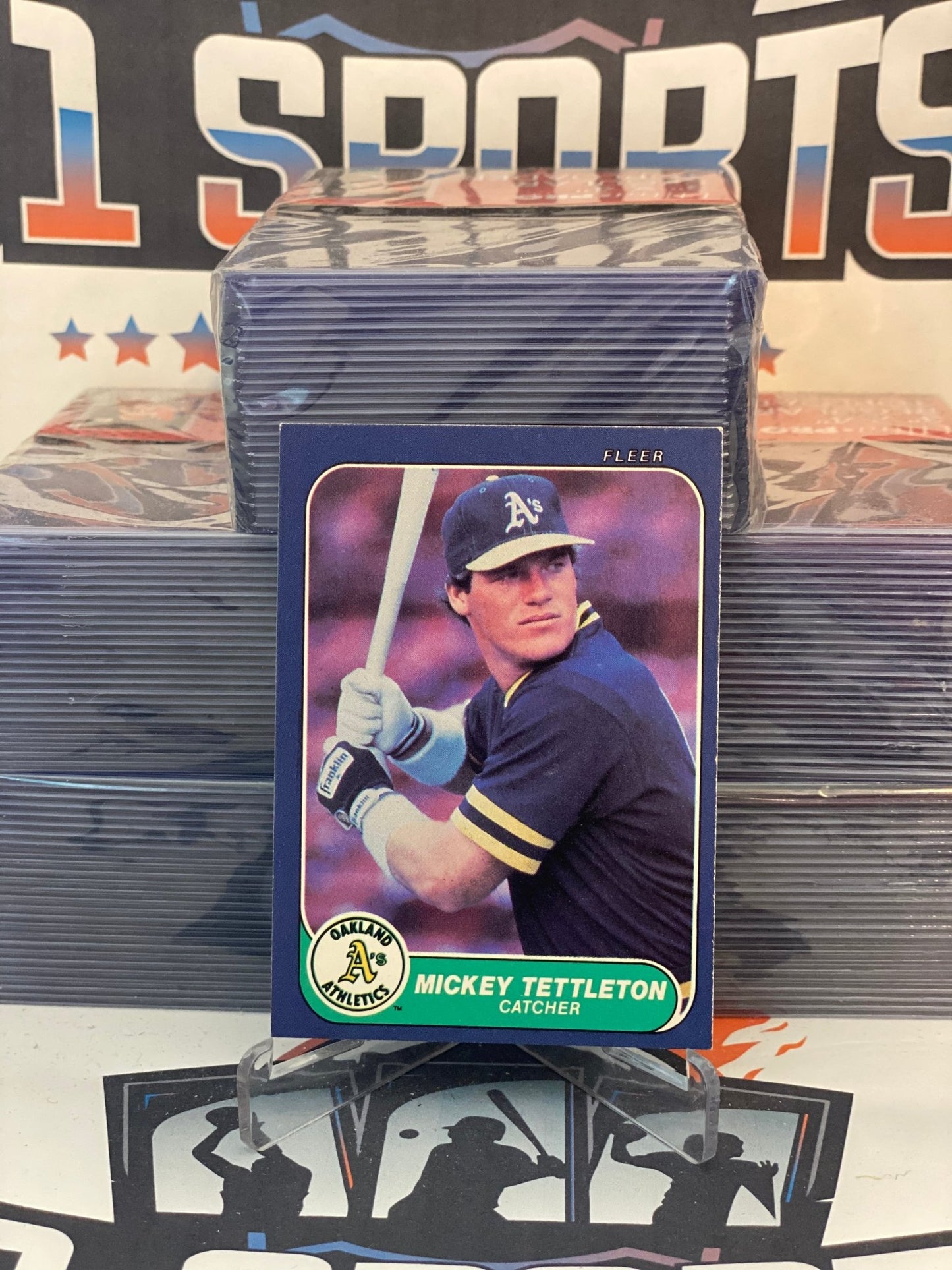 1986 Fleer Mickey Tettleton Rookie #432