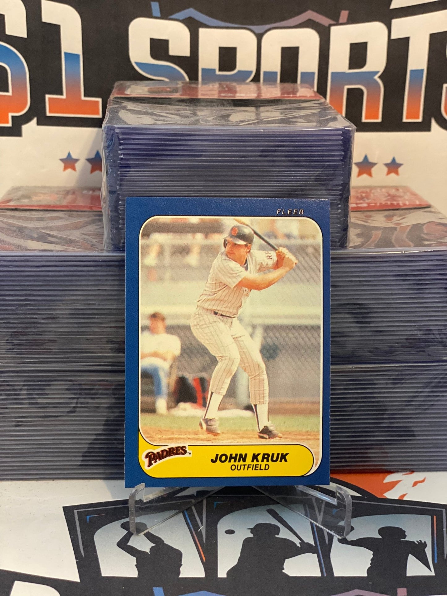 1986 Fleer Update John Kruk Rookie #U-61