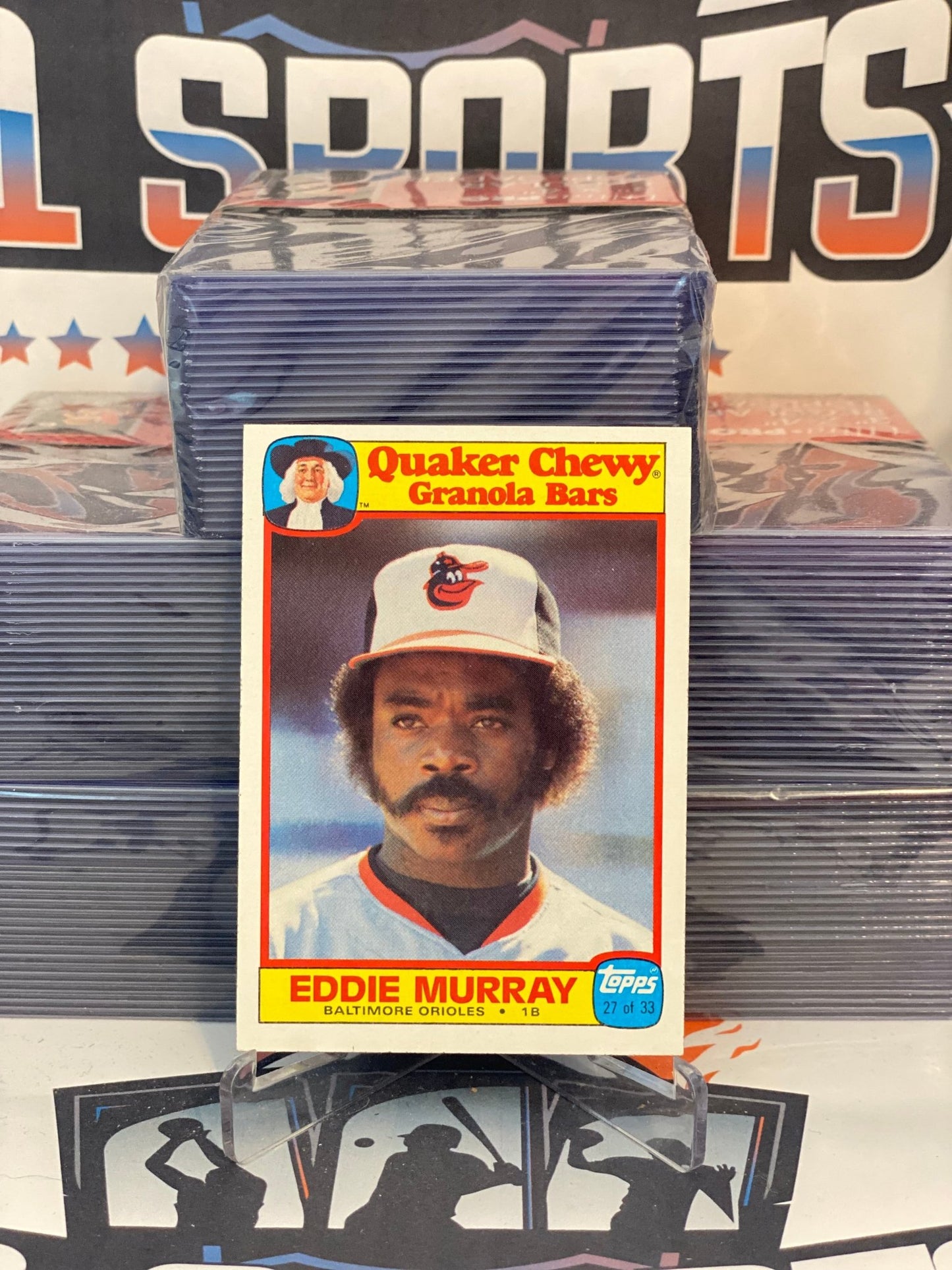 1986 Topps (Quaker Chewy) Eddie Murray #27