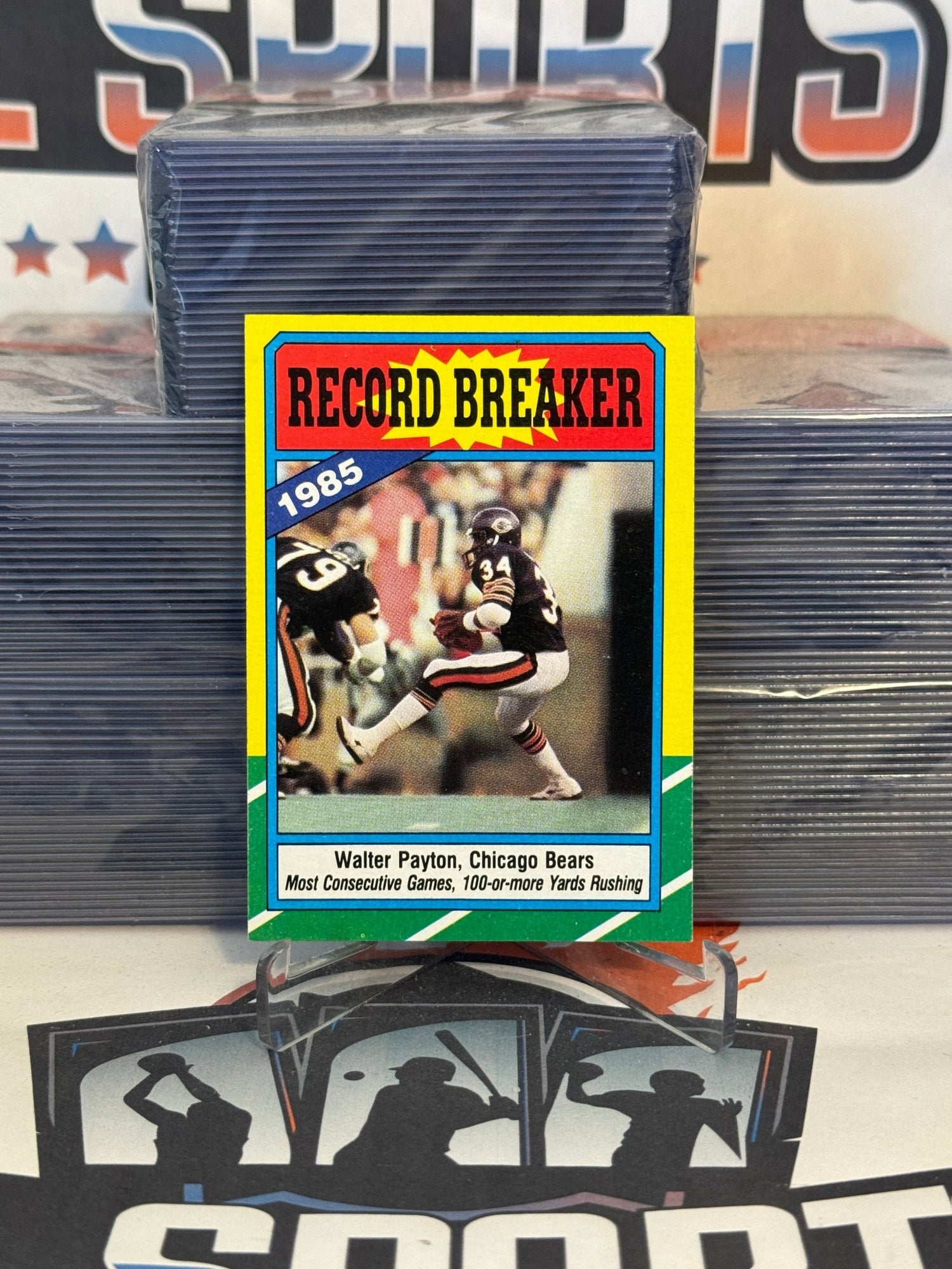 1986 Topps (Record Breaker) Walter Payton #7