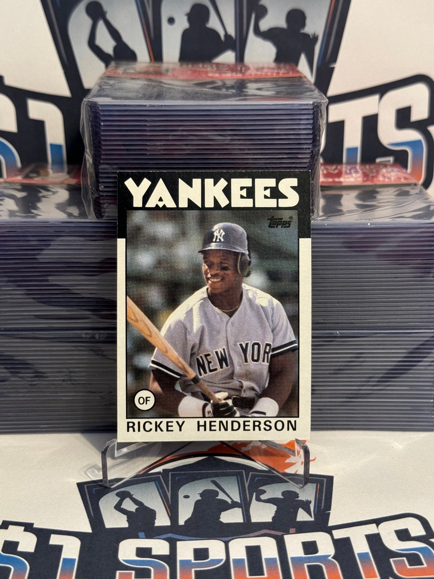 1986 Topps Rickey Henderson #500