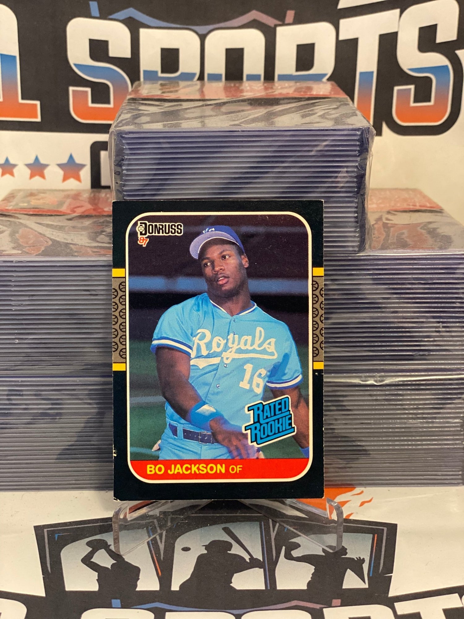 1987 Donruss (Rated Rookie) Bo Jackson #35