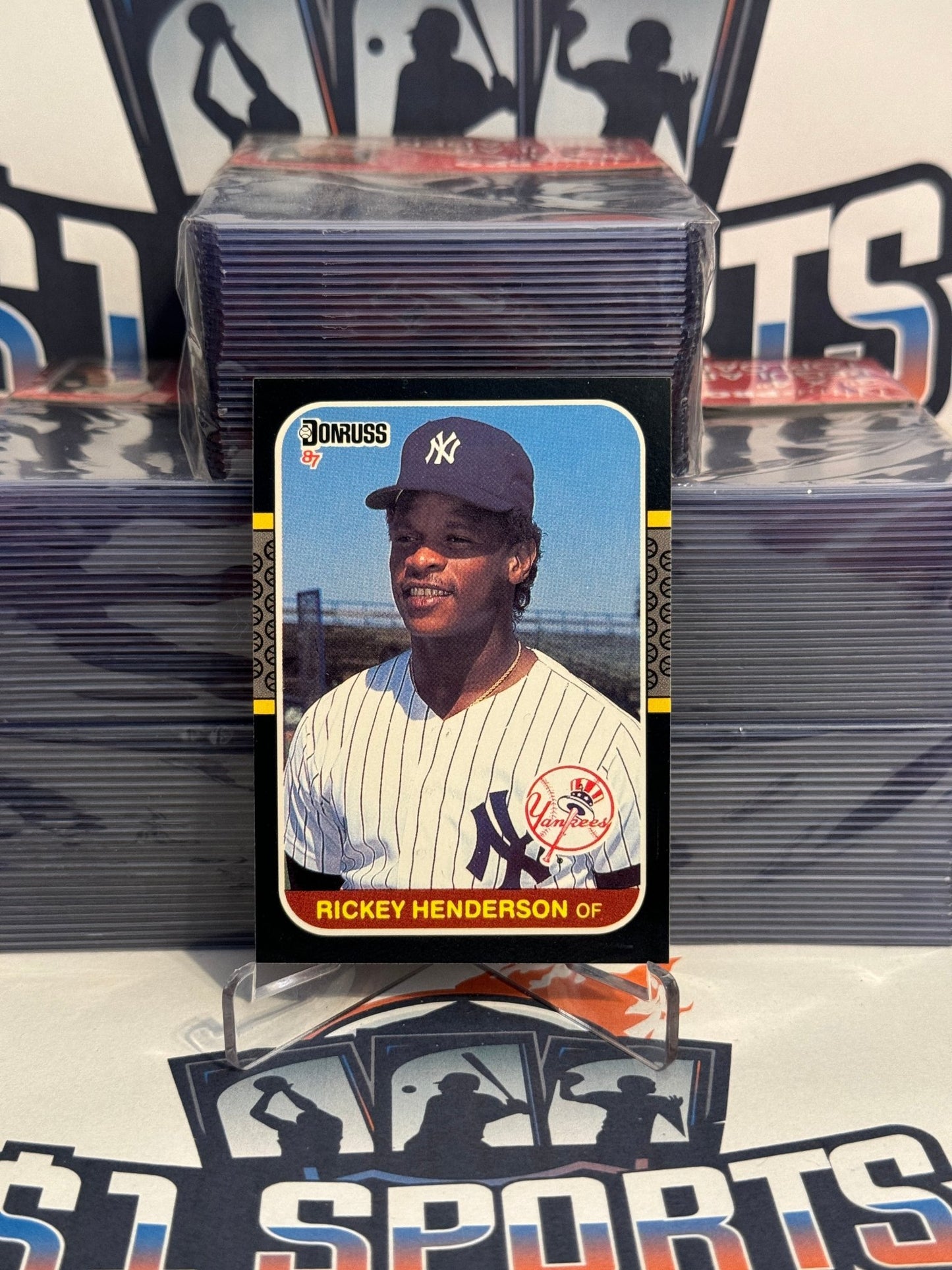 1987 Donruss Rickey Henderson #228