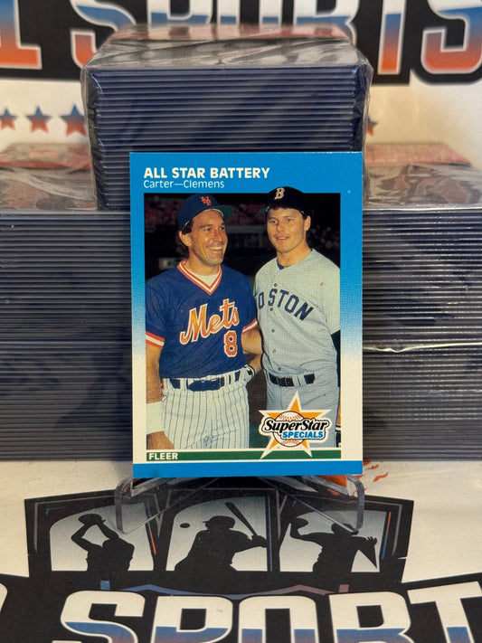 1987 Fleer (All-Star Battery) Roger Clemens & Gary Carter #634