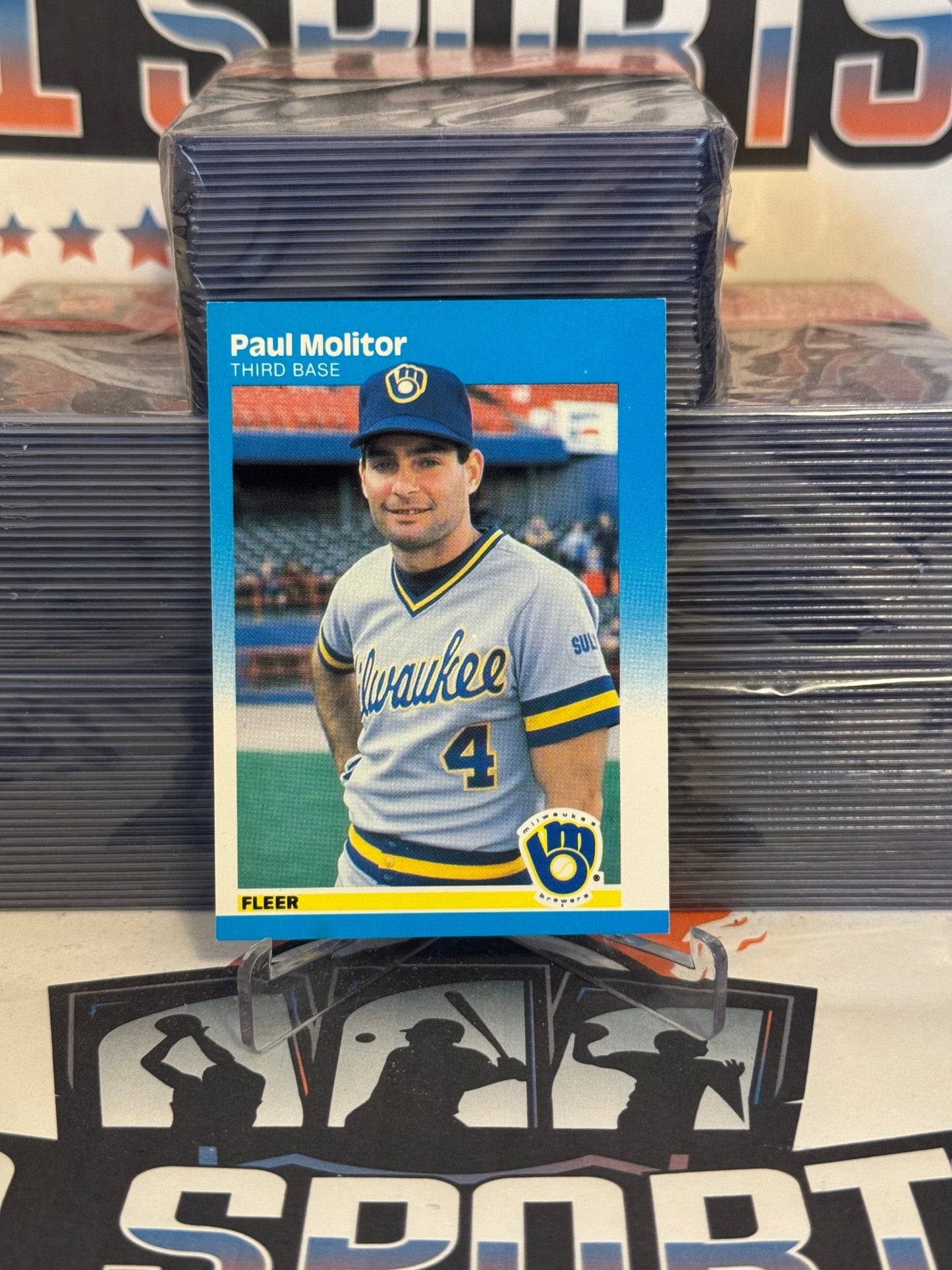 1987 Fleer Paul Molitor #350