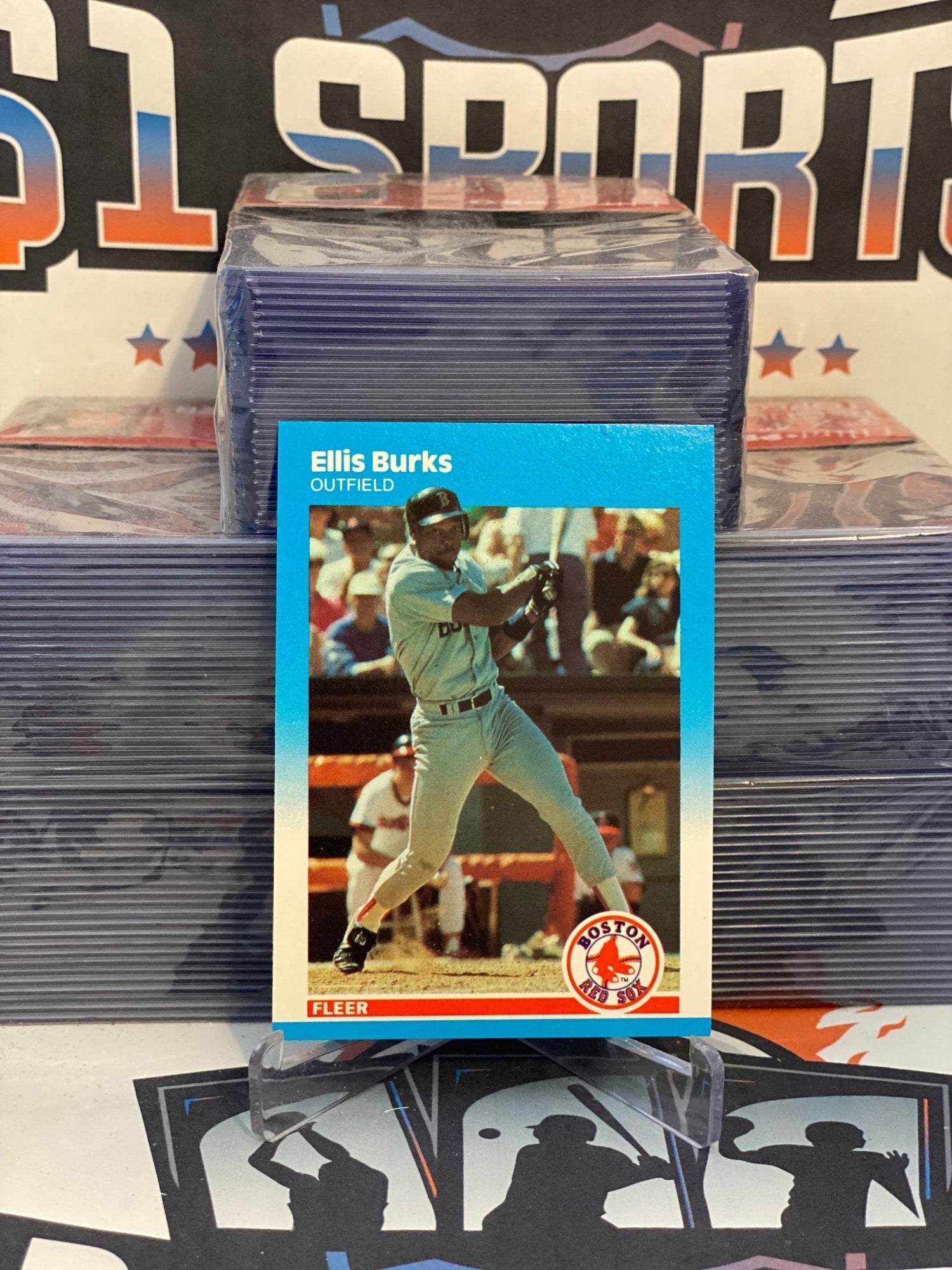 1987 Fleer Update Ellis Burks Rookie #U-15