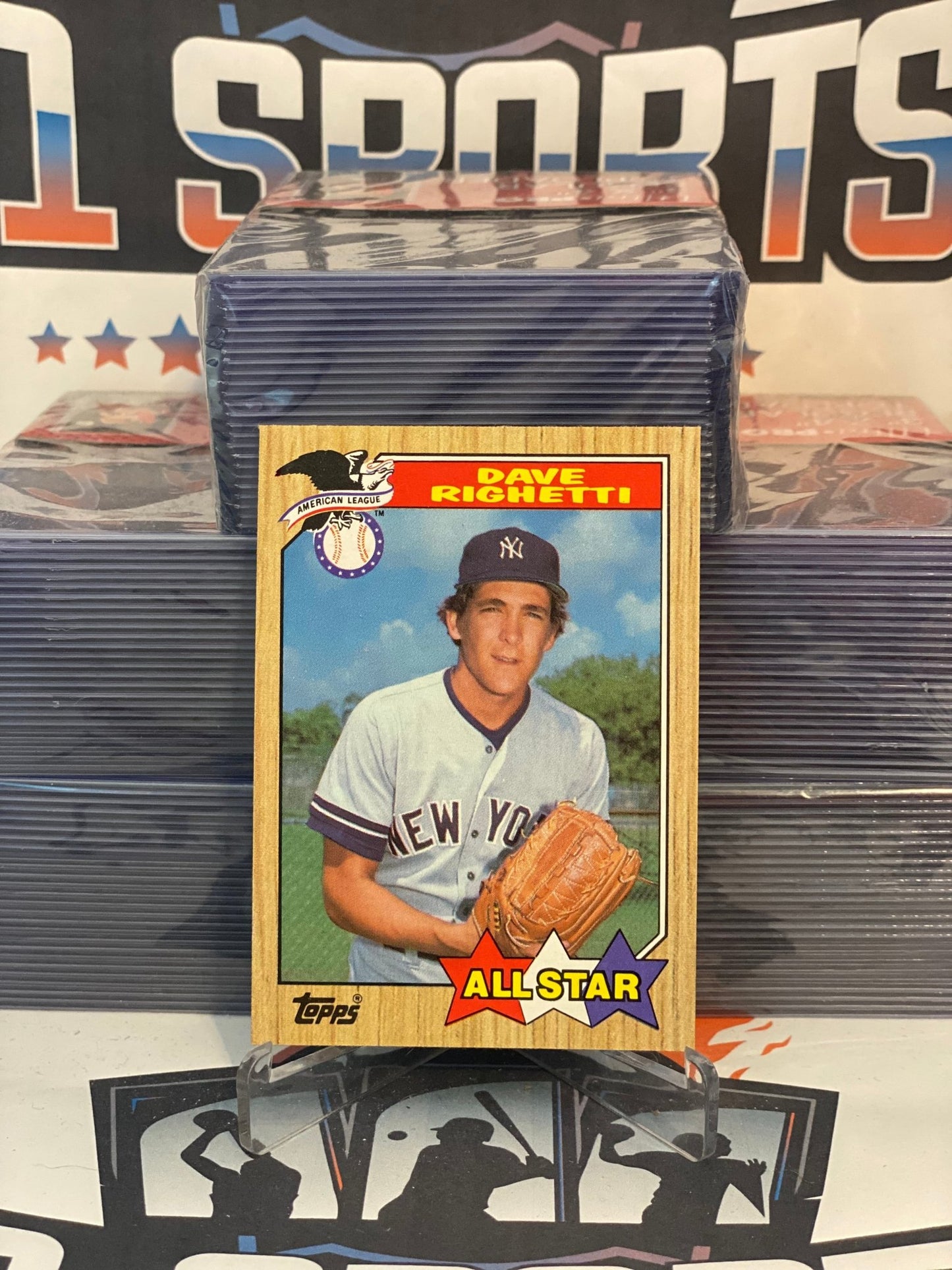 1987 Topps (All-Star) Dave Righetti #616