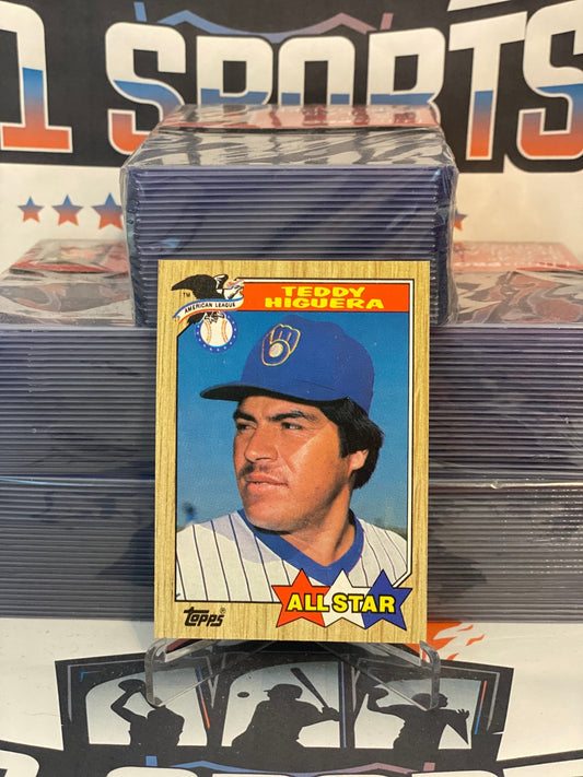 1987 Topps (All-Star) Teddy Higuera #615