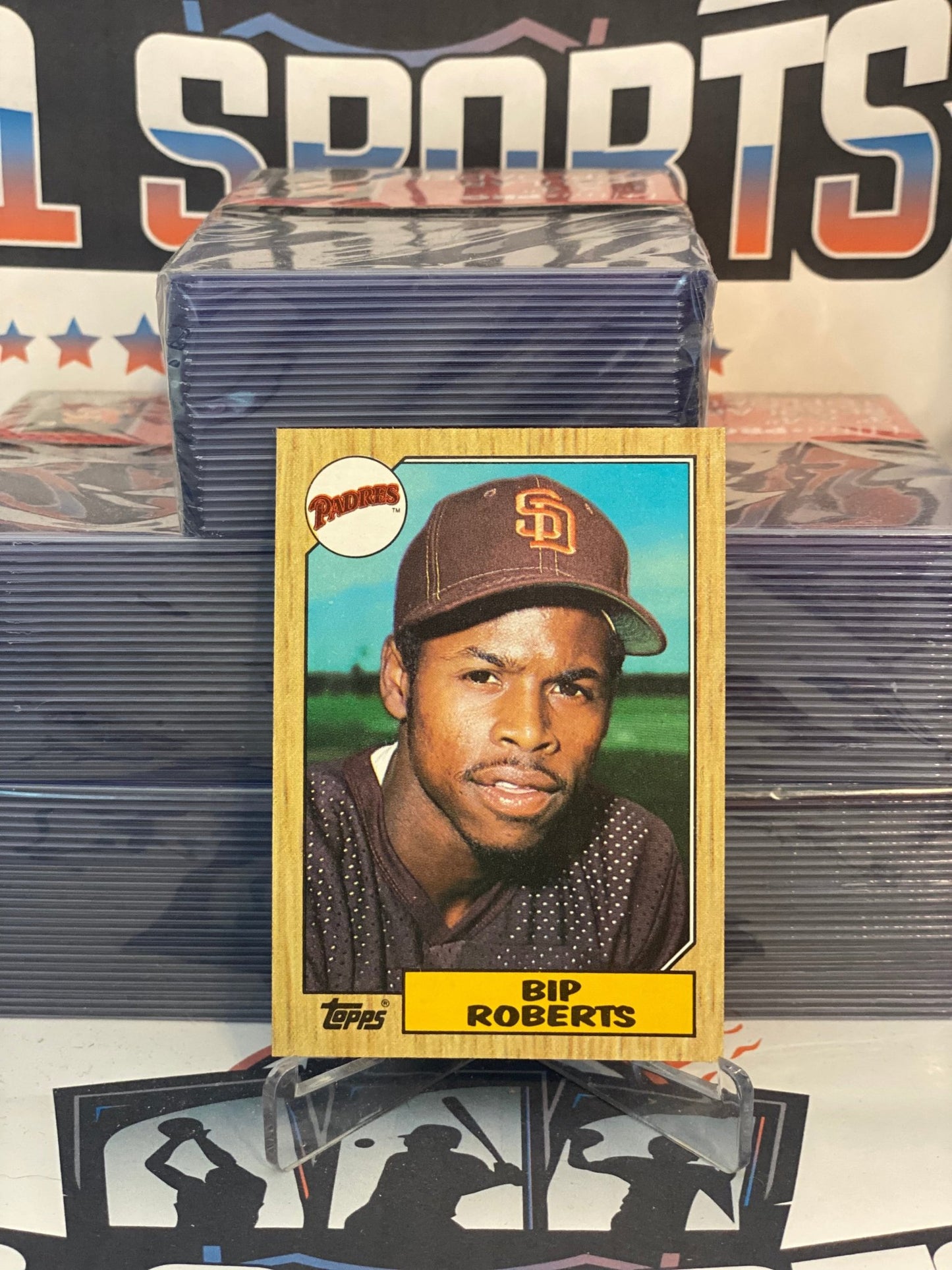 1987 Topps Bip Roberts Rookie #637