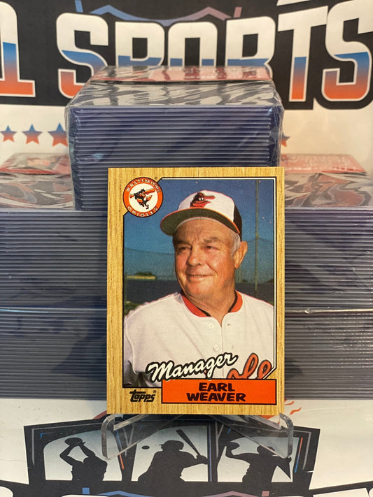 1987 Topps (Manager) Earl Weaver #568
