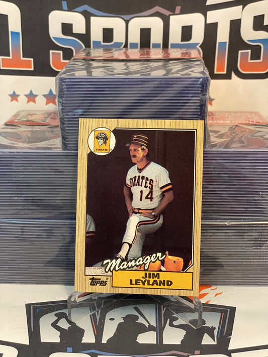 1987 Topps (Manager) Jim Leyland Rookie #93
