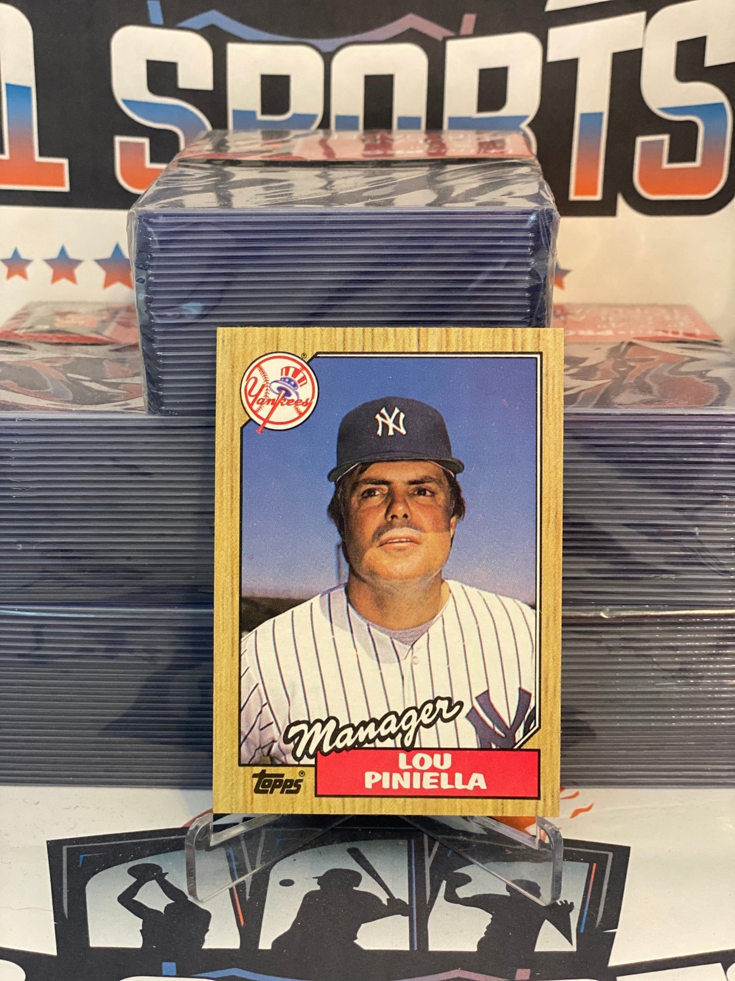 1987 Topps (Manager) Lou Pinella #168