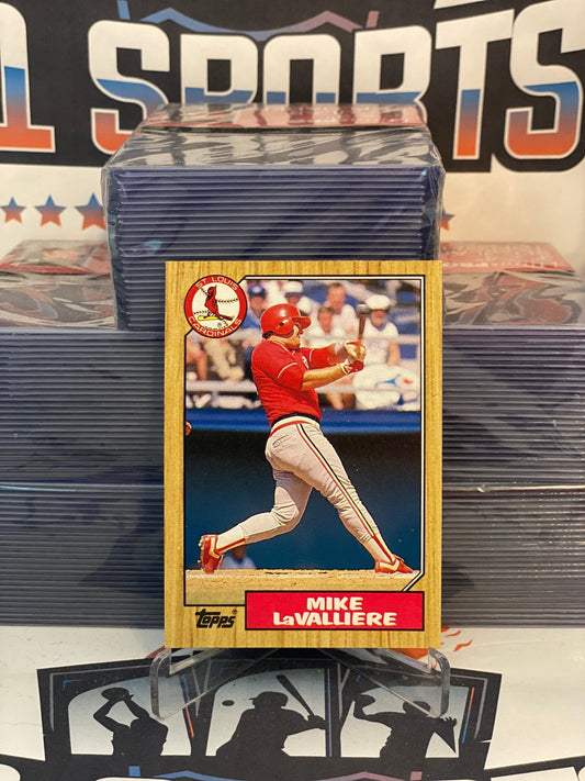 1987 Topps Mike LaValliere Rookie #162