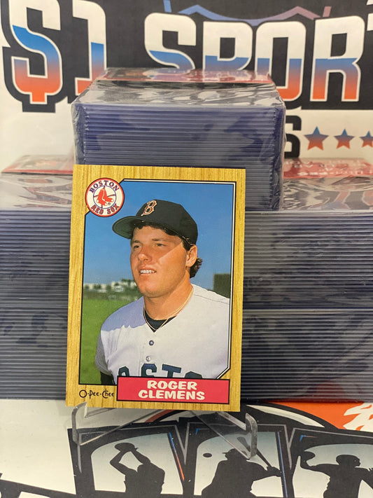 1987 Topps (O-Pee-Chee) Roger Clemens #340