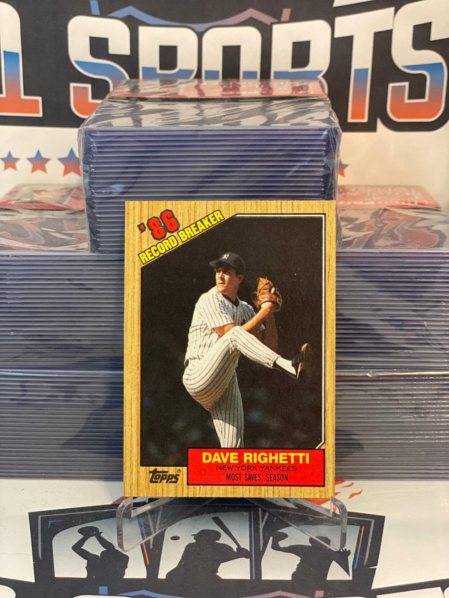 1987 Topps (Record Breaker) Dave Righetti #5 – $1 Sports Cards