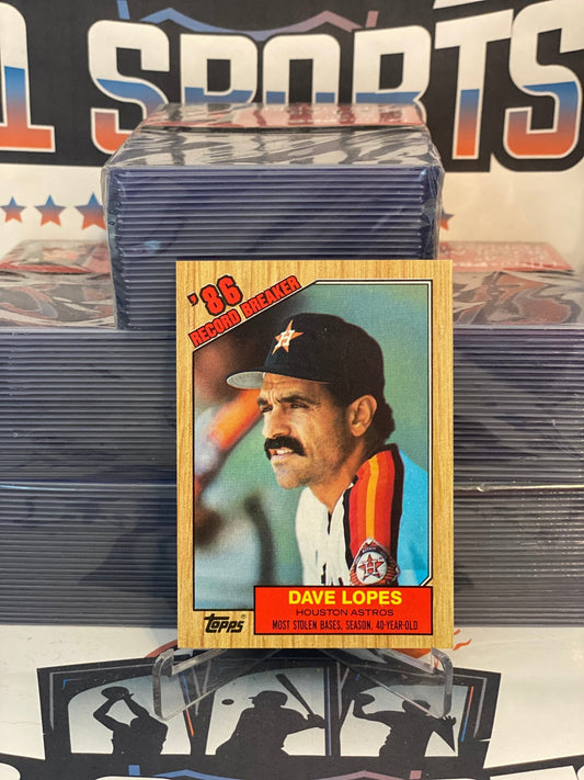 1987 Topps (Record Breaker) Davy Lopes #3