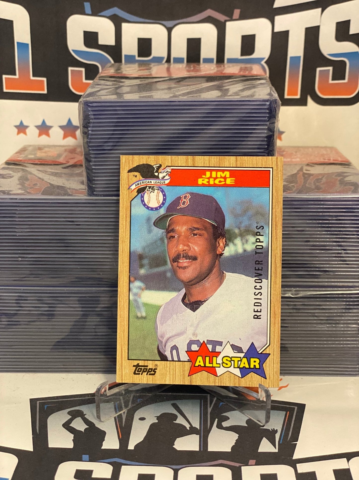 1987 Topps (Rediscover Topps) Jim Rice #610