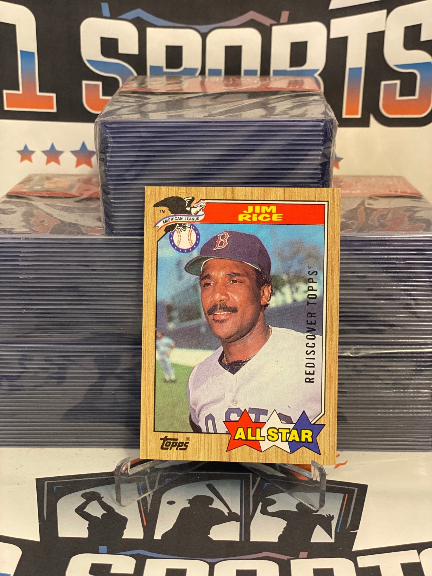 1987 Topps (Rediscover Topps) Jim Rice #610