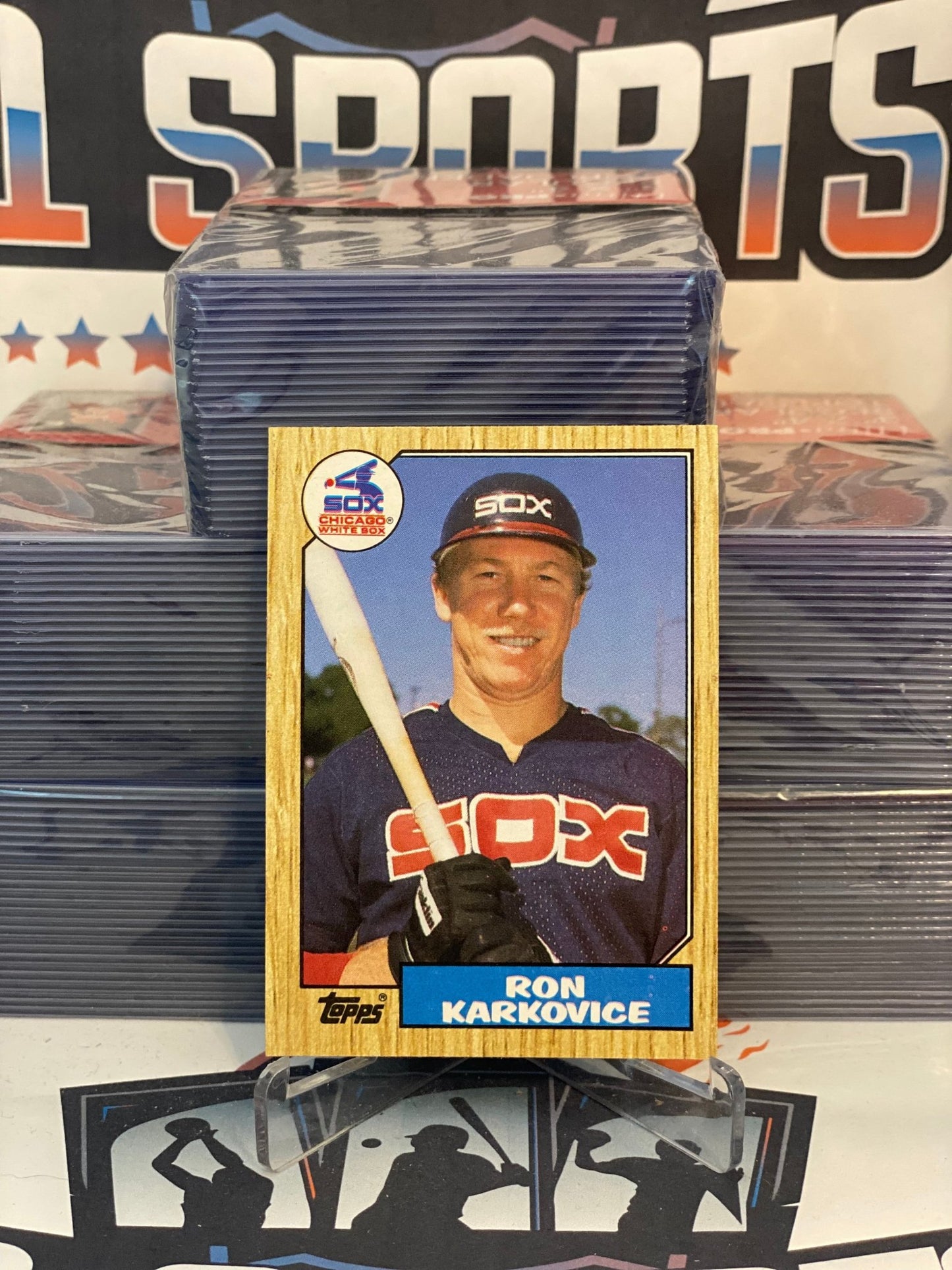 1987 Topps Ron Karkovice Rookie #491