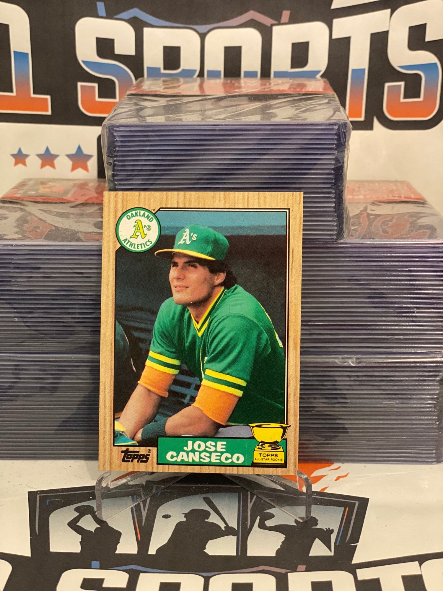 1987 Topps (Rookie Cup) Jose Canseco #620