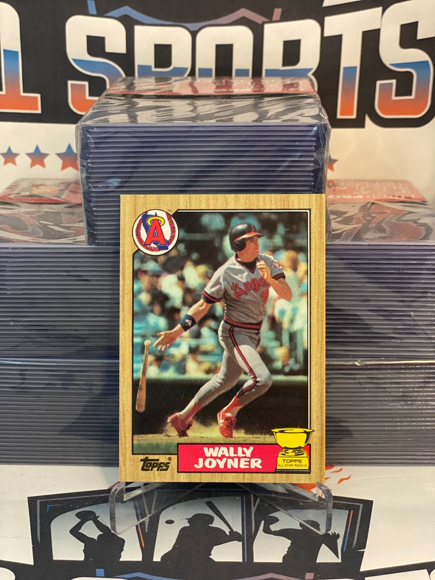 1987 Topps (Rookie Cup) Wally Joyner #80