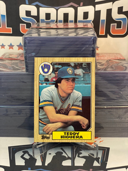 1987 Topps Teddy Higuera Rookie #250