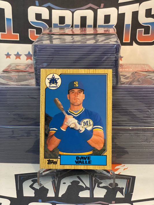 1987 Topps Traded Dave Valle Rookie #122T