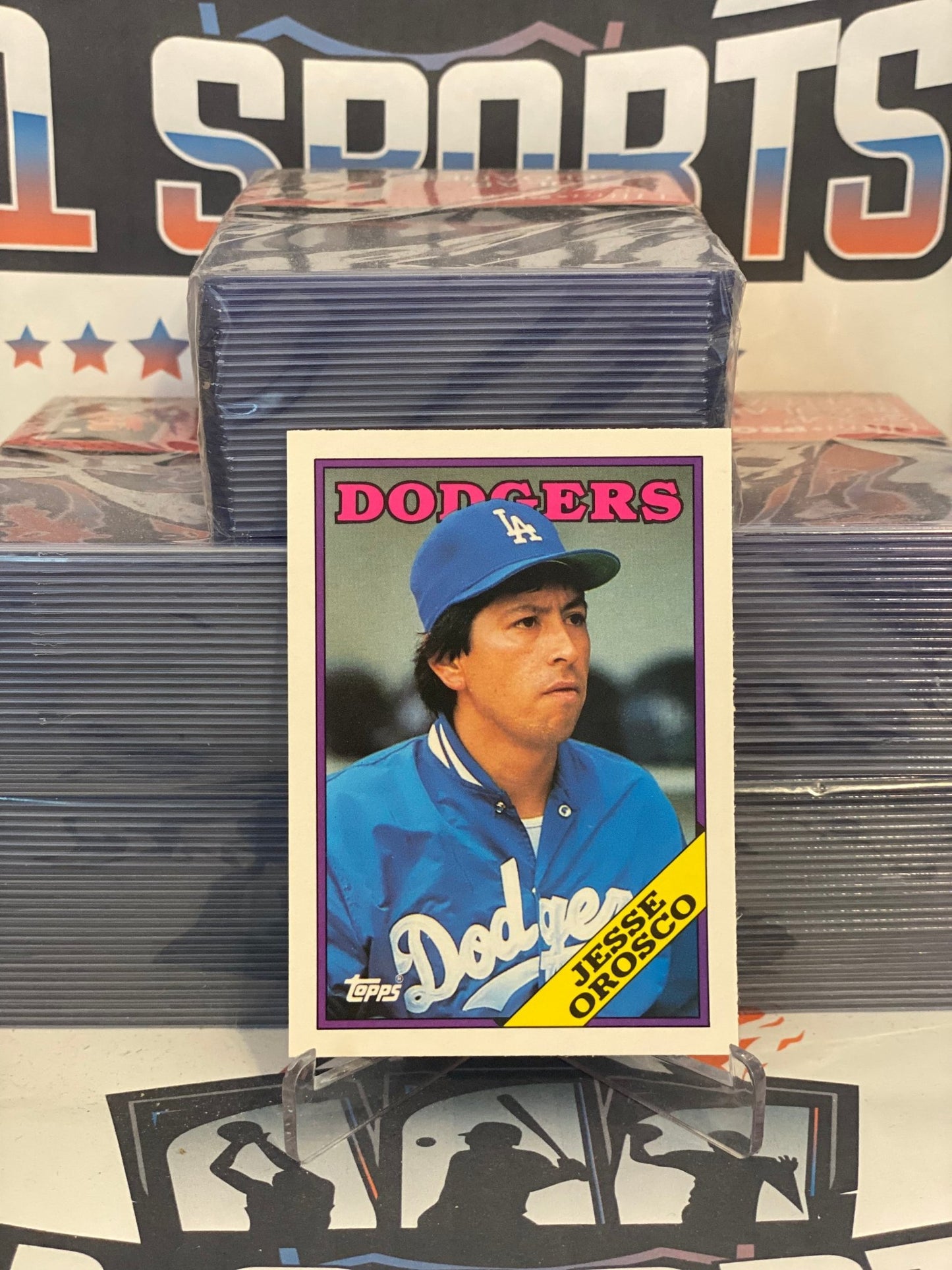 1987 Topps Traded (Dodgers Debut) Jesse Orosco #77T