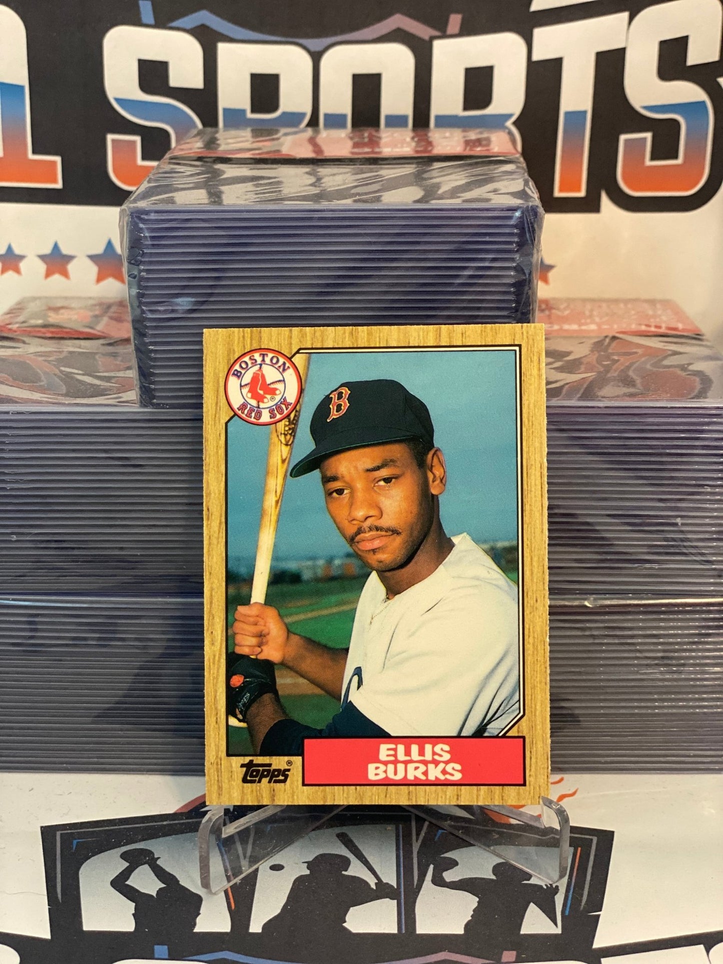 1987 Topps Traded Ellis Burks Rookie #14T