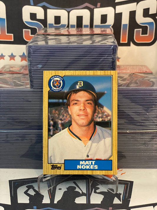 1987 Topps Traded Matt Nokes Rookie #91T