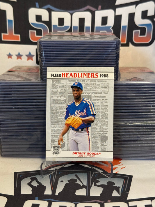 1988 Fleer (Headliners) Dwight Gooden #5