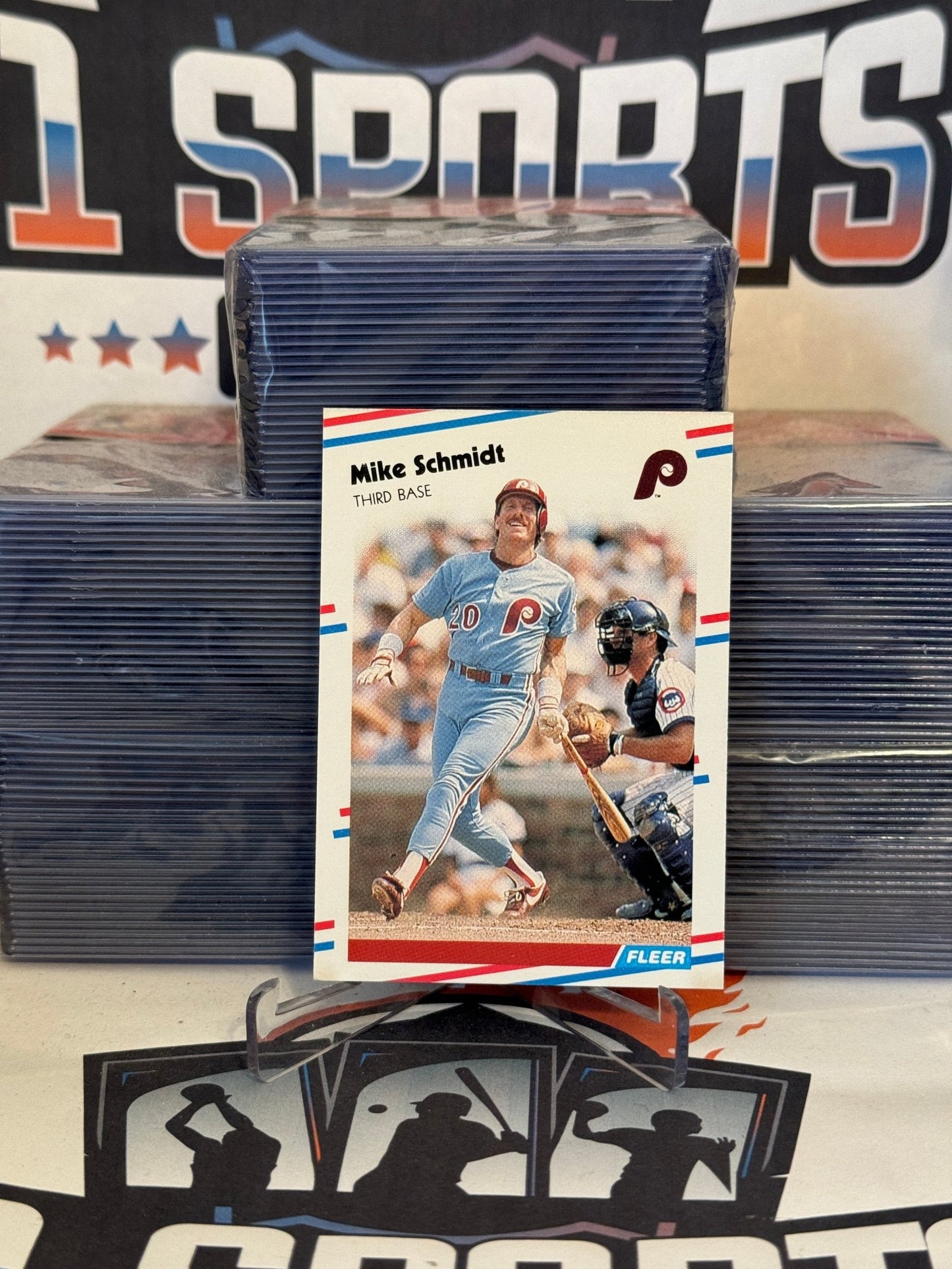 1988 Fleer Mike Schmidt #315