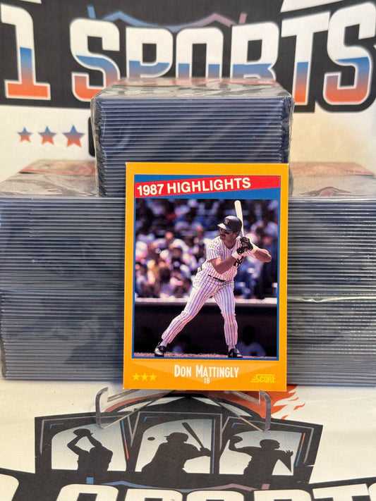 1988 Score (Highlights) Don Mattingly #658