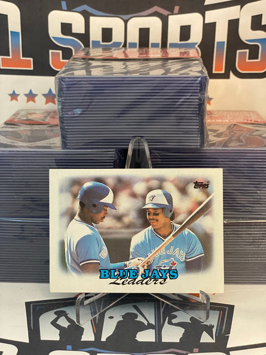 1988 Topps (Blue Jays Team Card) George Bell & Fred McGriff #729