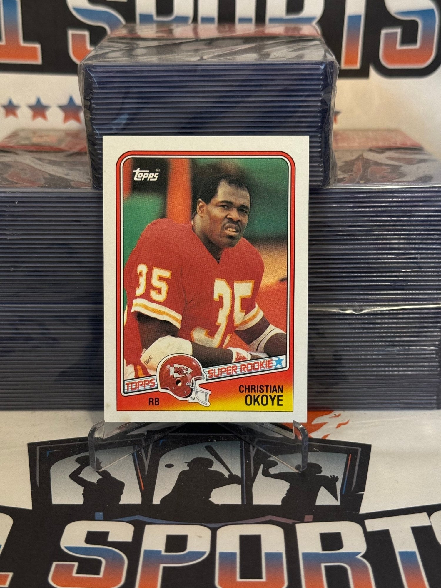 1988 Topps (Super Rookie) Christian Okoye #363