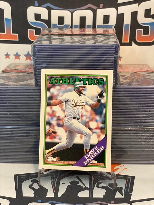 1988 Topps Traded (Athletics Debut) Dave Parker #91T