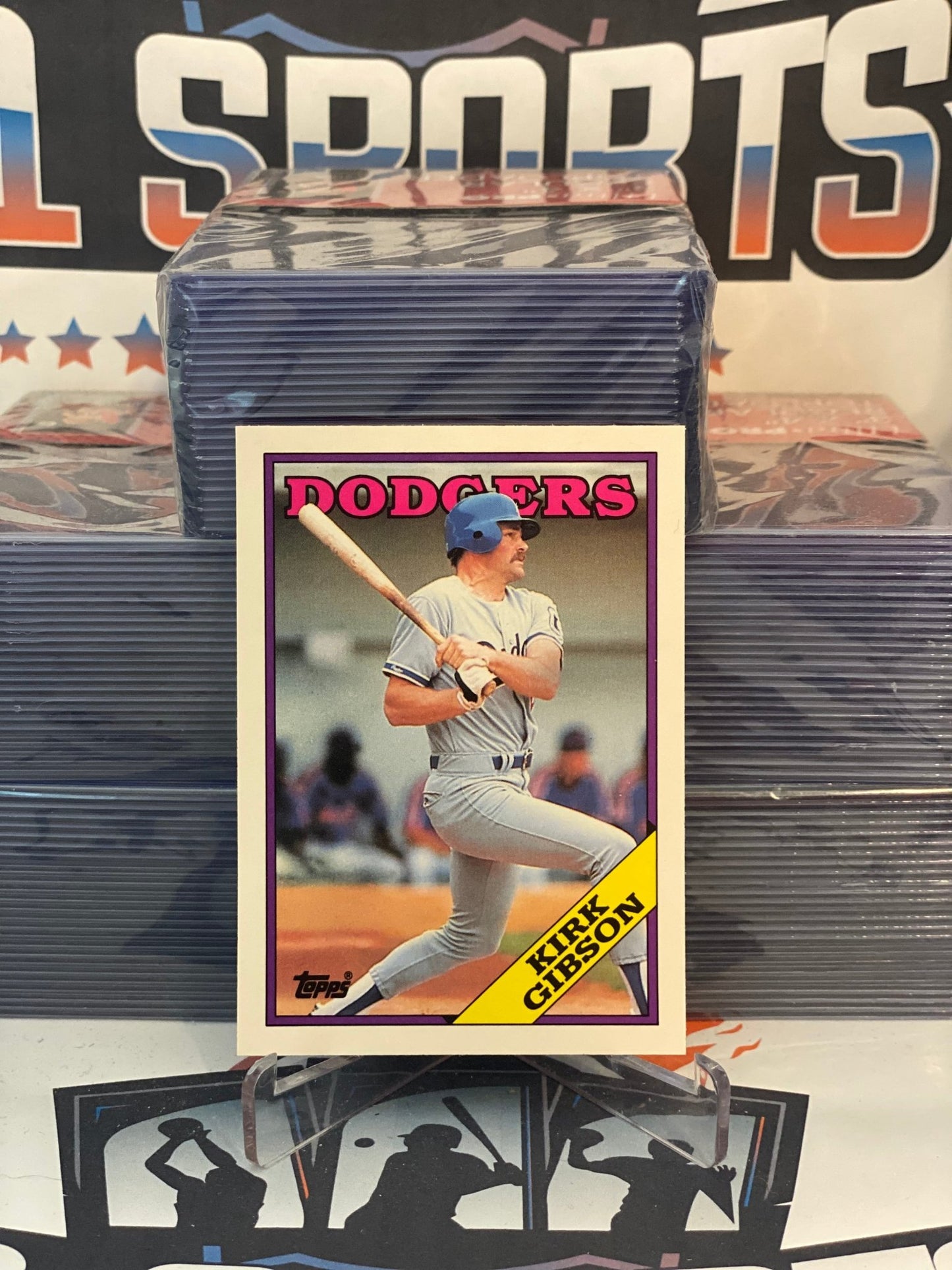 1988 Topps Traded (Dodgers Debut) Kirk Gibson #40T