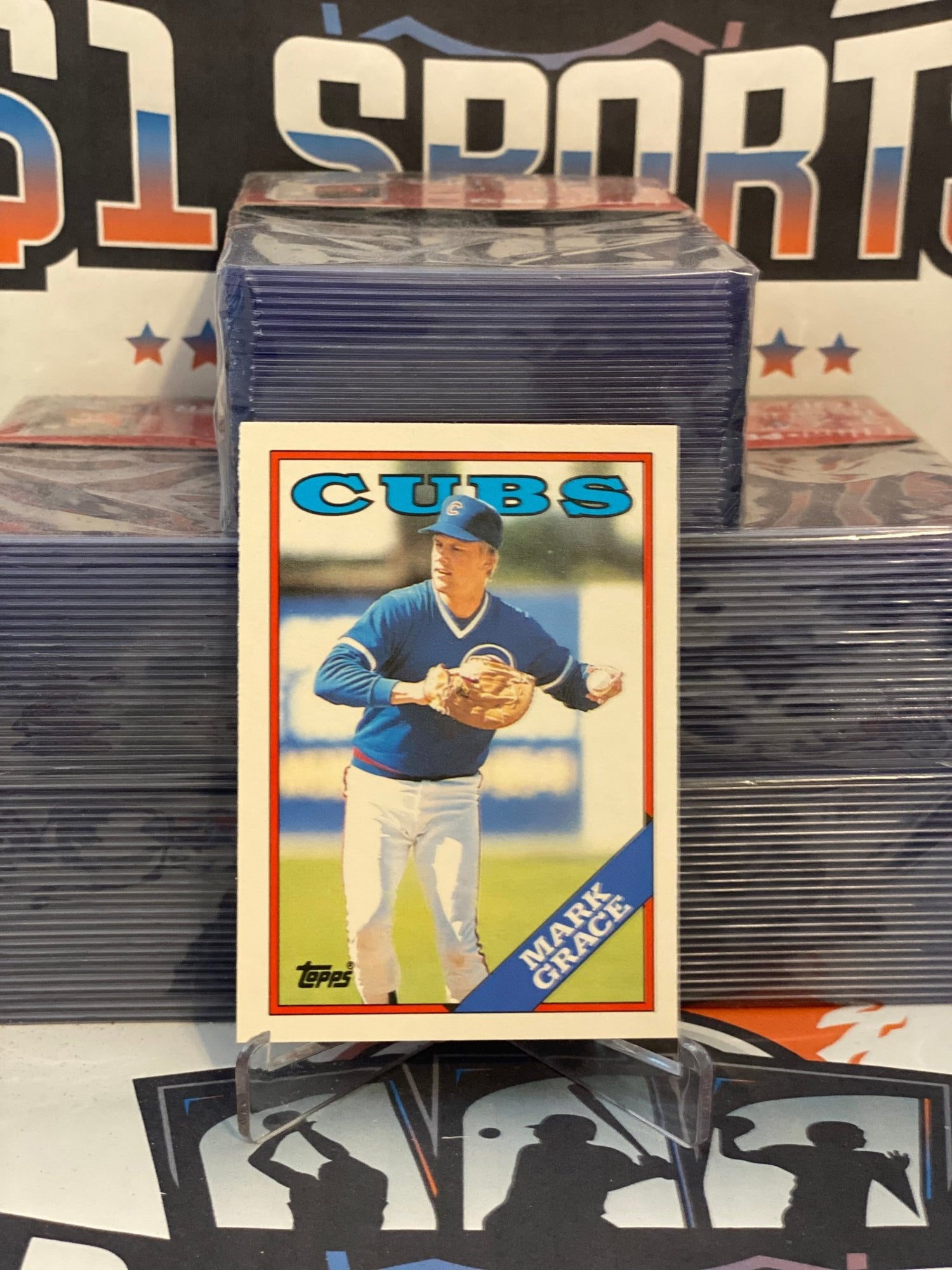1988 Topps Traded Mark Grace Rookie #42T