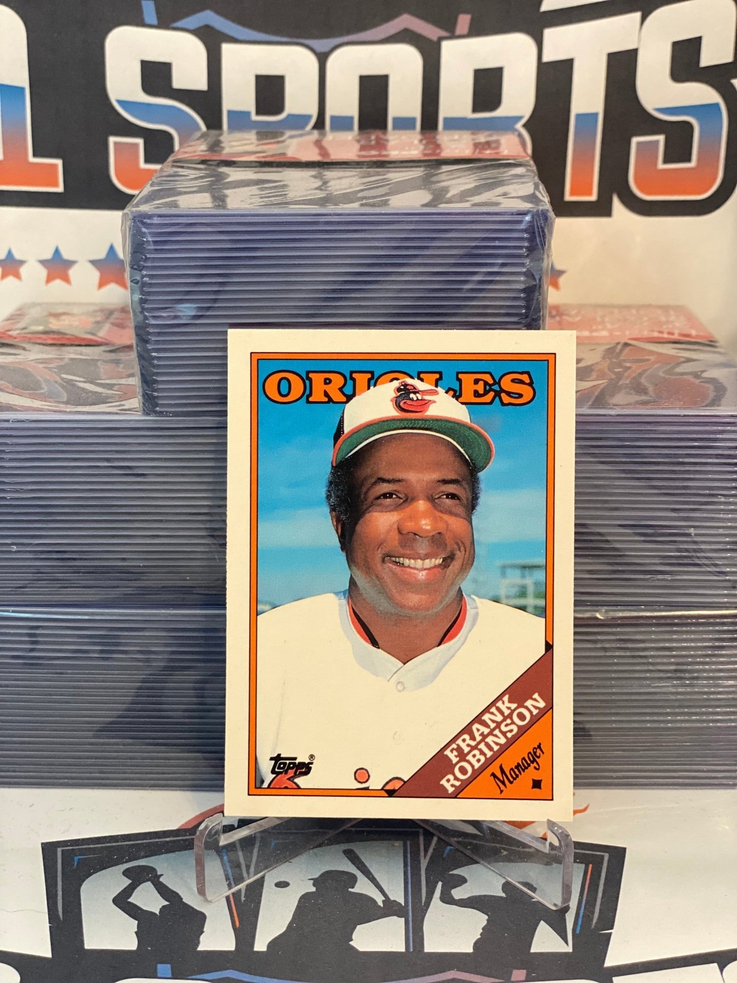 1988 Topps Traded (Orioles Debut) Frank Robinson #96T