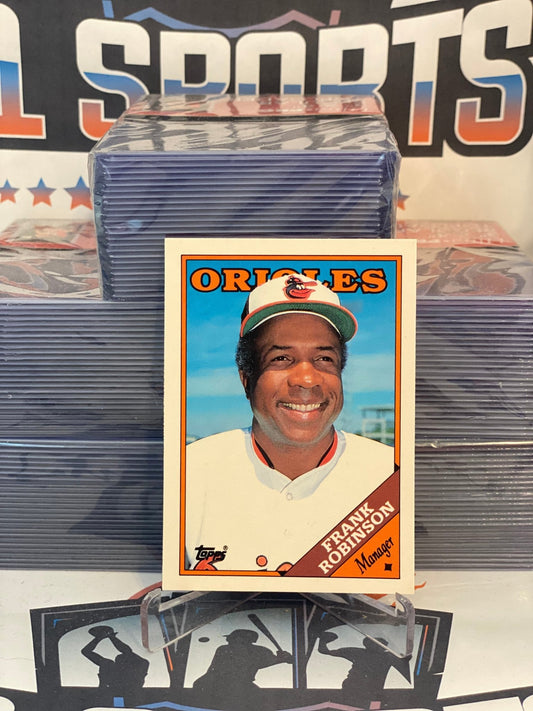1988 Topps Traded (Orioles Debut) Frank Robinson #96T