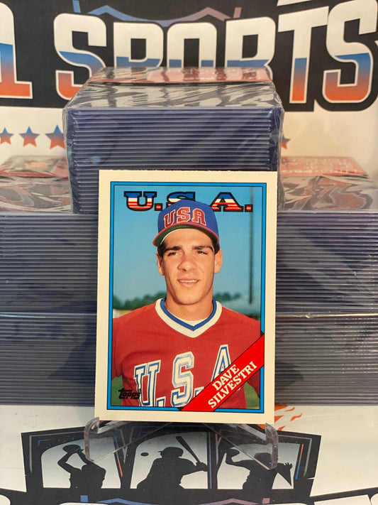 1988 Topps Traded (USA) Dave Silvestri Rookie #107T