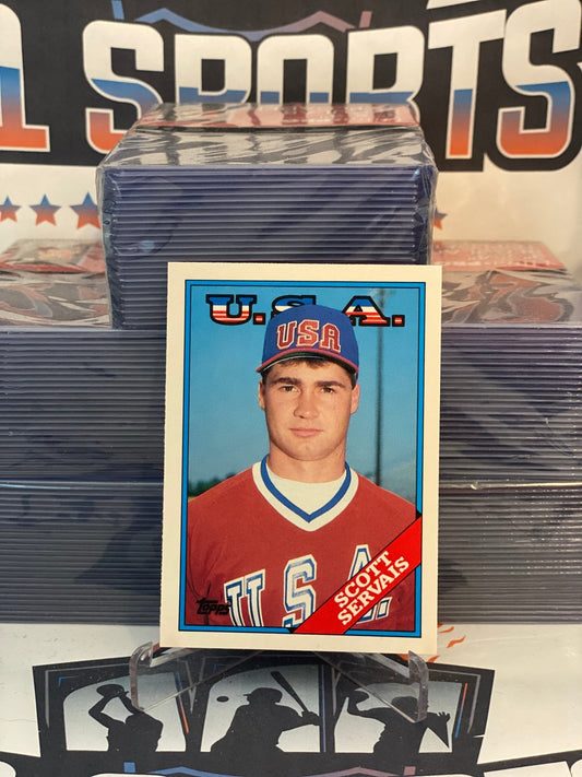 1988 Topps Traded (USA) Scott Servais Rookie #106T