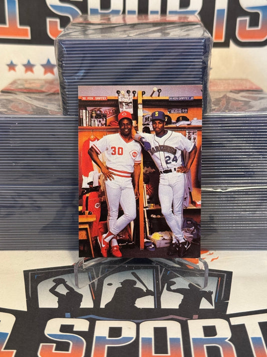 1989 Costacos (Sample Not Intended For Resale) Ken Griffey Jr. & Sr. #NNO