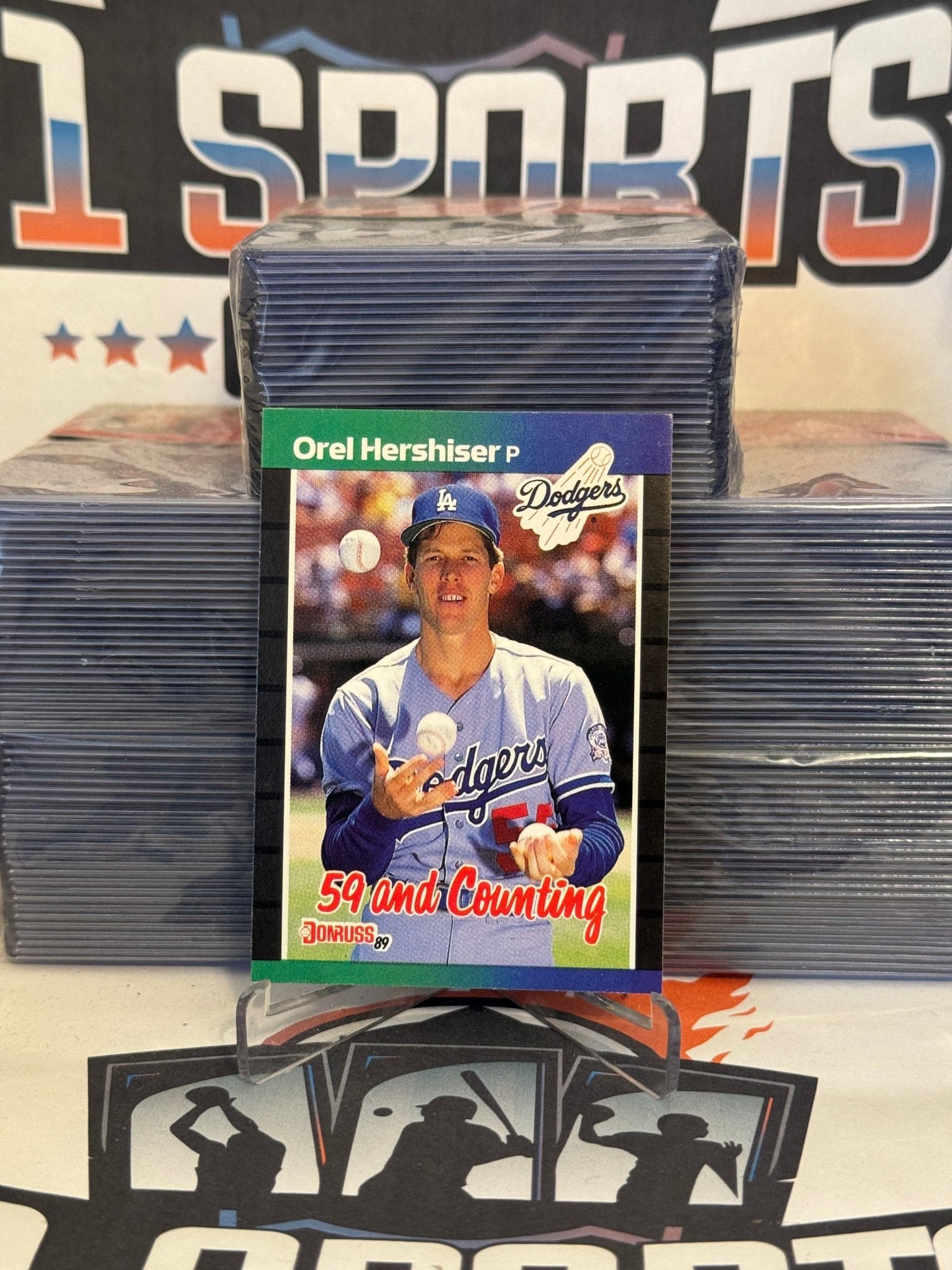 1989 Donruss (59 and Counting) Orel Hershiser #648