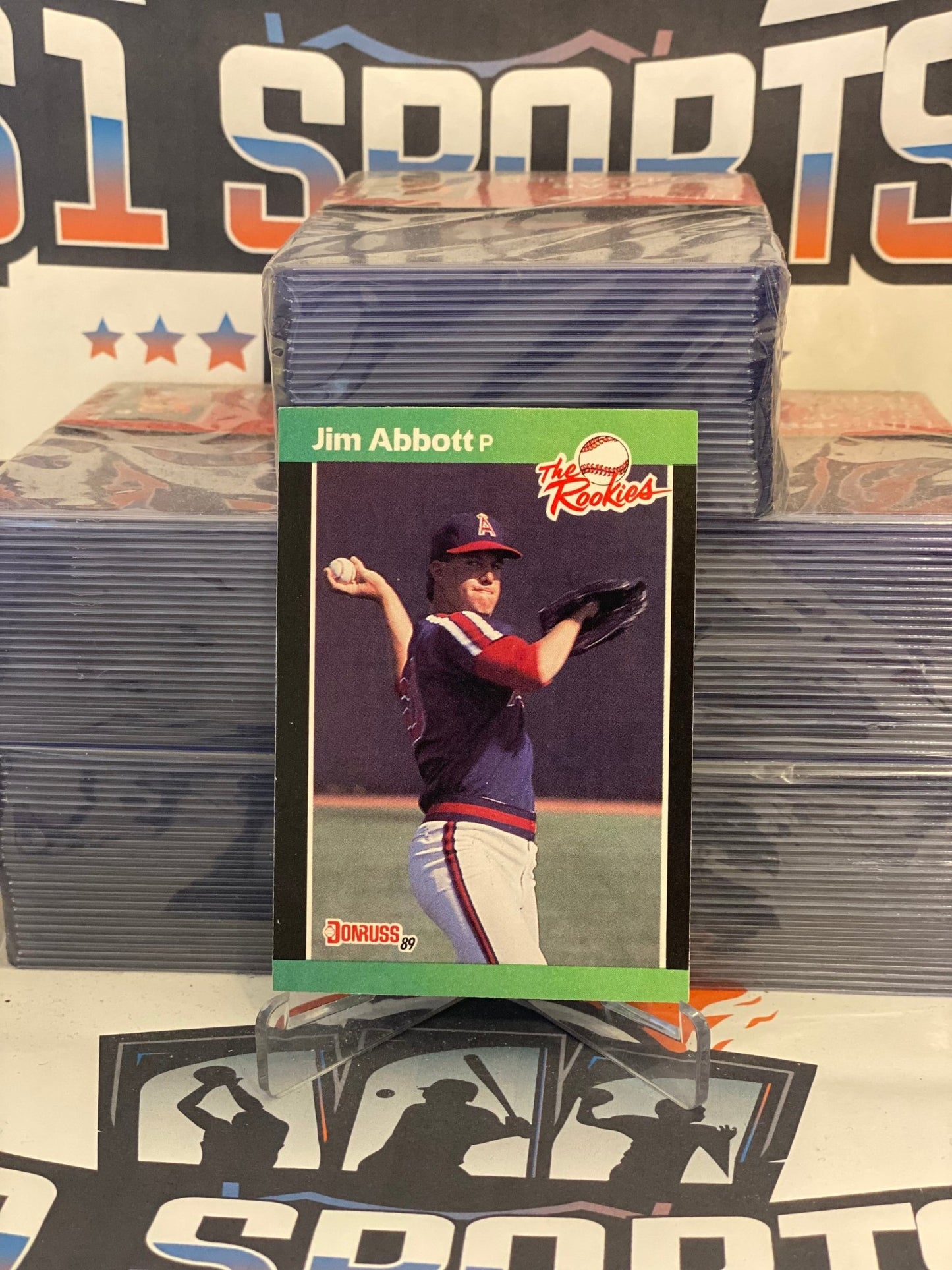 1989 Donruss (The Rookies) Jim Abbott #16